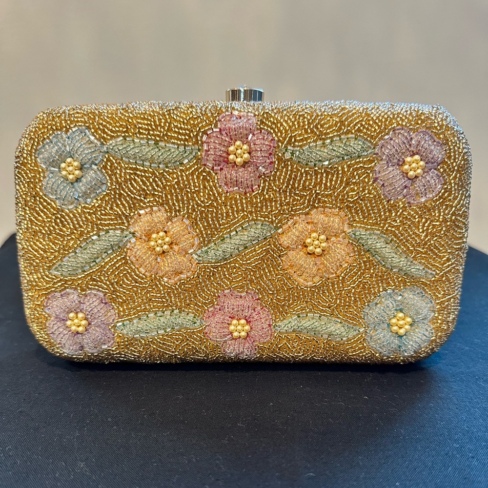 Beautiful gold clutch